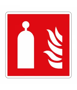 Cartello antincendio 'stazione rilascio a distanza'