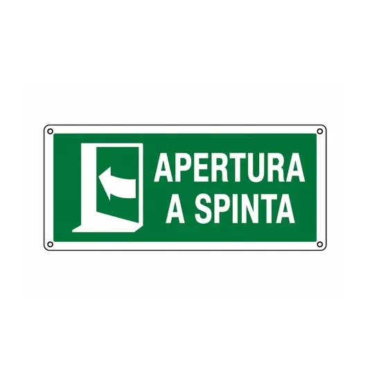 etichette adesive 'apertura a spinta' a sinistra
