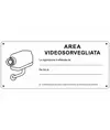 Cartello  'Area videosorvegliata'