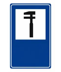Cartello assistenza meccanica