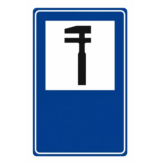 Cartello assistenza meccanica