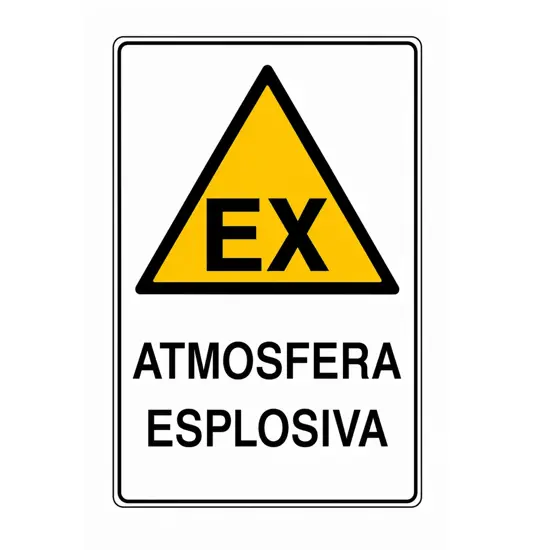 Cartello 'Atmosfera esplosiva'