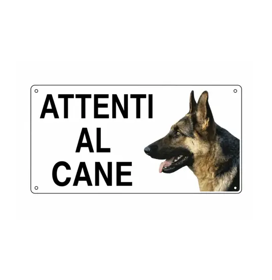 Cartello 'attenti al cane'