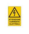 Cartello 'attenzione corrente elettrica'