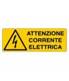 Cartello 'attenzione corrente elettrica'