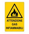 Cartello 'attenzione gas infiammabili'