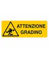 Cartello 'attenzione gradino'