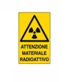 Cartello 'attenzione materiale radioattivo'