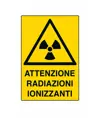 Cartello 'attenzione radiazioni ionizzanti'