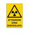 Cartello 'attenzione zona sorvegliata