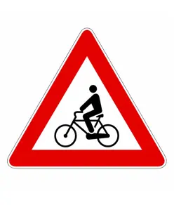 Cartello attraversamento ciclabile
