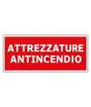 Cartello  'attrezzature antincendio'