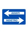 Cartello 'avanti indietro