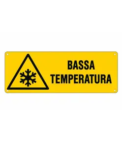 Cartello 'bassa temperatura'