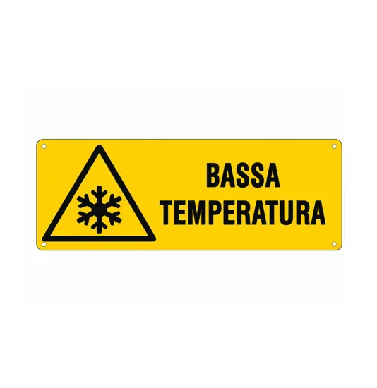 Cartello 'bassa temperatura'