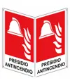 Cartello bifacciale 'presidio antincendio'