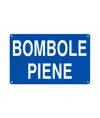 Cartello 'bombole piene