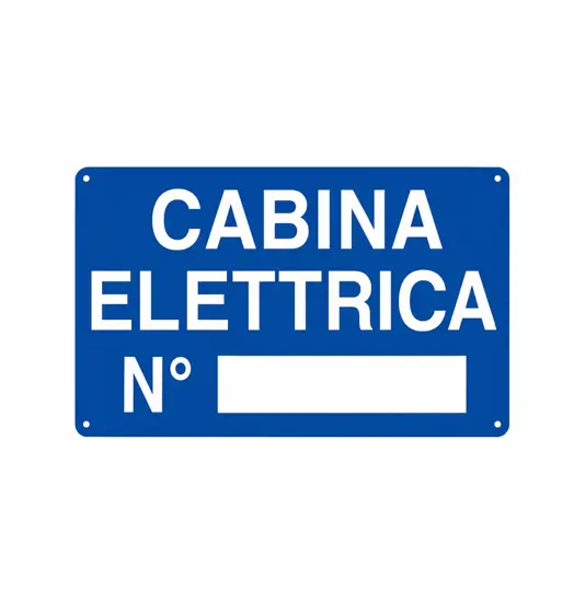 Cartello 'cabina elettrica n