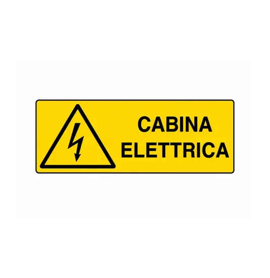 Cartello 'cabina elettrica'