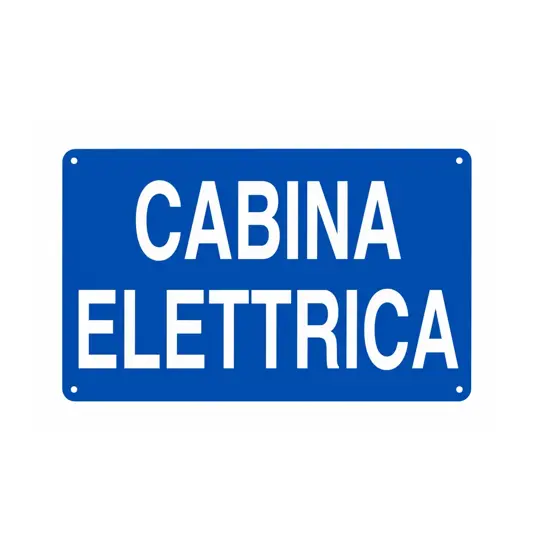 Cartello 'cabina elettrica