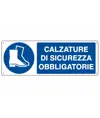 Cartello  calzature di sicurezza obbligatorie