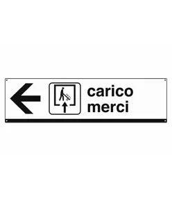 Cartello 'carico merci'