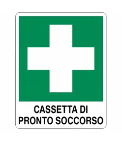 etichette adesive 'cassetta di pronto soccorso'