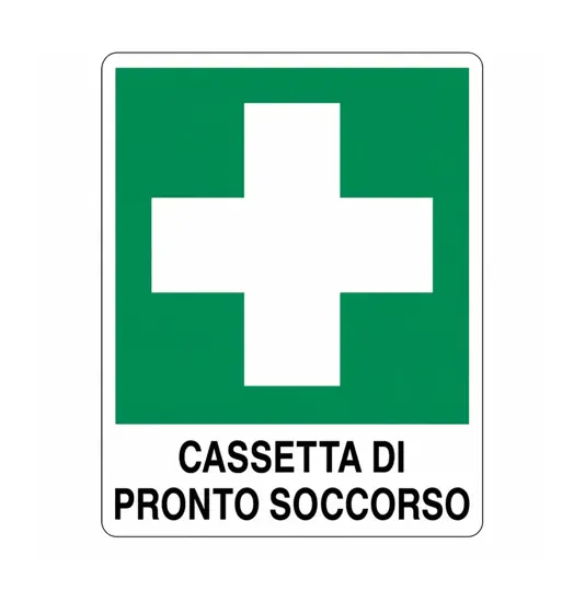 etichette adesive 'cassetta di pronto soccorso'