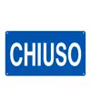 Cartello 'chiuso