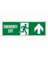 Cartello con scritta 'emergency exit avanti'