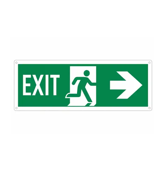 Cartello con scritta 'exit destra'