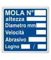 Cartello con scritta 'mola N°__'
