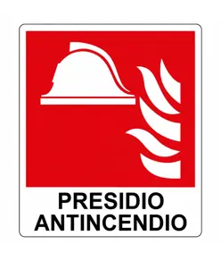 Cartello con scritta 'presidio antincendio'