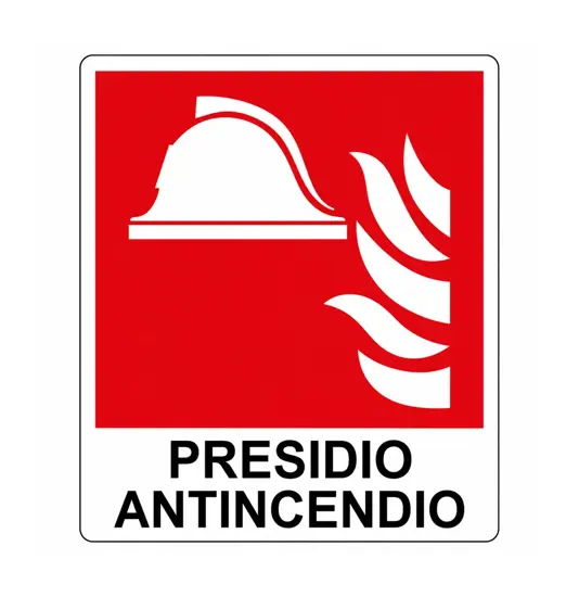 Cartello con scritta 'presidio antincendio'
