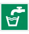 Cartello con simbolo 'acqua potabile