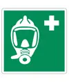 Cartello con simbolo 'autorespiratore per evacuazione'