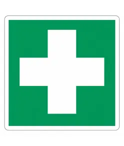 etichette adesive con simbolo primo soccorso