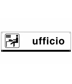 Cartello con simbolo 'ufficio'