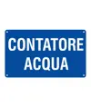 Cartello 'contatore acqua'