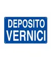 Cartello 'deposito vernici