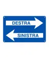 Cartello 'destra sinistra