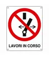 Cartello di divieto 'lavori in corso'