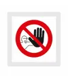 Cartello di divieto 'vietato l'accesso'