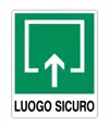 Cartello di emergenza "luogo sicuro"