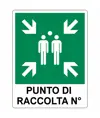 Cartello di emergenza 'punto di raccolta n.'