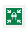 Cartello di emergenza 'punto d'incontro'