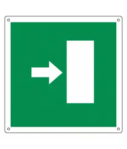 Cartello di emergenza 'uscita di emergenza'