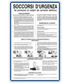Cartello di norme e istruzioni 'soccorsi d'urgenza'
