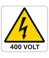 Cartello di pericolo '400 volt'
