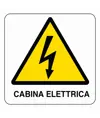 Cartello di pericolo 'cabina elettrica'